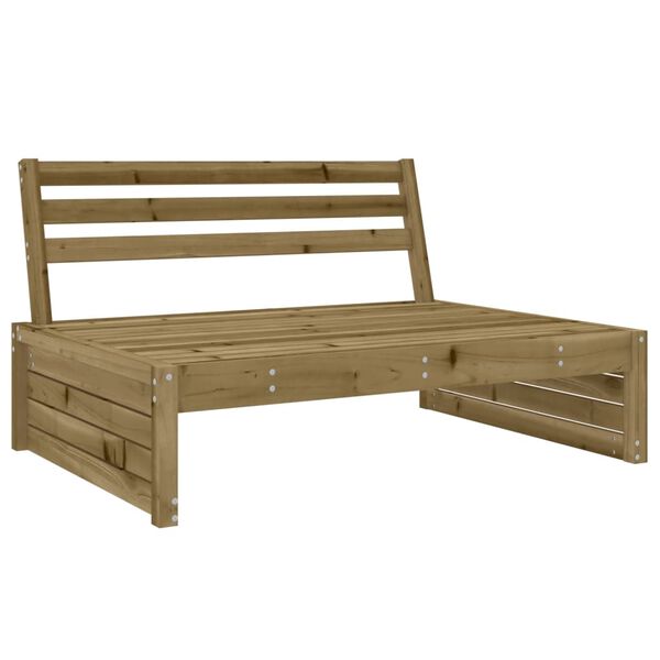vidaXL Salon de jardin 4 pcs bois de pin impr&eacute;gn&eacute;