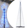 vidaXL Sapin de Noël à LED 550 LED bleu 304 cm