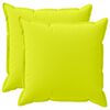 vidaXL Housse de coussin 2 pc HOUTEN Vert vif. 70 x 70 cm Polyester