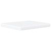 vidaXL Lit avec matelas Zadar blanc 180x200 cm similicuir