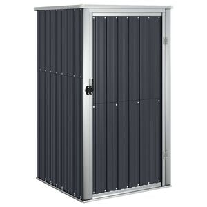 vidaXL Abri &agrave; outils de jardin anthracite 88x89x161 cm acier galvanis&eacute;