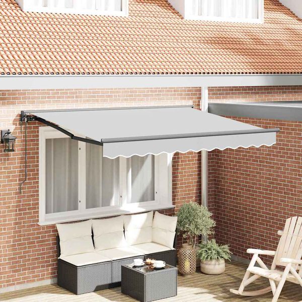 vidaXL Cadre d'auvent Anthracite 3,5 x 2 m M&eacute;tal