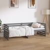vidaXL Lit de jour sans matelas gris 80x200 cm bois de pin massif