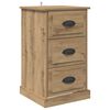 vidaXL Cabinet de chevet Ch&ecirc;ne artisanal 39 x 39 x 67,5 cm