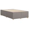 vidaXL Cadre de lit sans matelas taupe 120x200 cm tissu