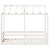 vidaXL Lit pour enfants sans matelas blanc 70x140cm bois de pin massif