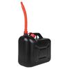 vidaXL Bidon de carburant avec bec flexible 3 pcs noir 20 L plastique