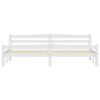 vidaXL Cadre de lit sans matelas blanc bois massif de pin 200x200 cm