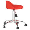 vidaXL Chaises pivotantes &agrave; manger lot de 4 rouge similicuir