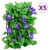 vidaXL&nbsp;Treillis de lierre artificiel extensible 5 pcs vert 180x20 cm