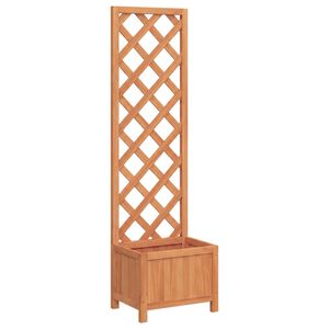 vidaXL Jardini&egrave;re avec treillis 40x30x135 cm bois massif de sapin