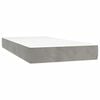 vidaXL Matelas de lit &agrave; ressorts ensach&eacute;s fermet&eacute; moyenne 100x190x20 cm double velours