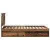 vidaXL Cadre de lit Bois ancien 120 x 190 cm Bois de pin massif