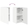 vidaXL Ensemble meuble TV 6 pcs Blanc brillant Bois d'ing&eacute;nierie