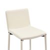 vidaXL Ensemble de bar 3 pcs Similicuir Cr&egrave;me