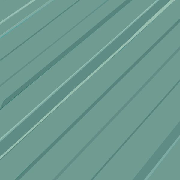 vidaXL Tôle en acier galvanisé 12 pièces Vert