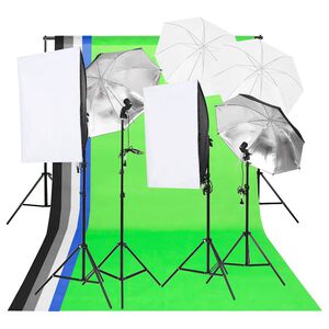 vidaXL Kit d'&eacute;clairage de studio photo