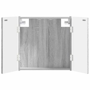 vidaXL Cabinet pour cible DELFT Sonoma gris 52,5 x 10,5 x 53,5 cm