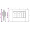 vidaXL Paroi de tente de r&eacute;ception 2 pcs avec fen&ecirc;tre PE Blanc