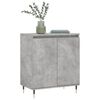 vidaXL Buffet Gris béton 60x35x70 cm Bois d'ingénierie
