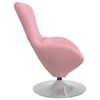 vidaXL Fauteuil &oelig;uf Rose Velours