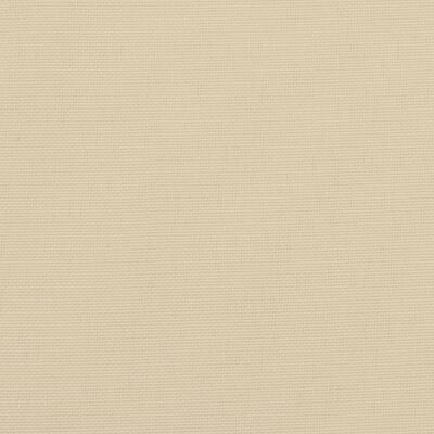 vidaXL Coussin de palette beige 60x61,5x10 cm tissu