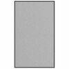 vidaXL Paillasson Gris 90x150 cm