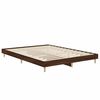 vidaXL Cadre de lit sans matelas ch&ecirc;ne marron 135x190 cm