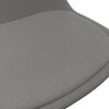 vidaXL Chaise pivotante de bureau Gris clair Tissu
