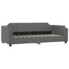 vidaXL Lit de repos sans matelas gris fonc&eacute; 90x200 cm tissu