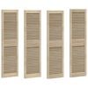 vidaXL Porte de Cabinet avec porte 4 pcs Naturel 140,5 x 2,1 x 39,5 cm
