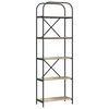 vidaXL &Eacute;tag&egrave;re 5 niveaux 60 x 30 x 183 cm Bois d'ing&eacute;nierie
