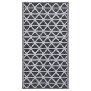 vidaXL Tapis d'ext&eacute;rieur ARAKIL Noir 190x290 cm PP