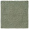 vidaXL Tapis de surface Vert olive 160 x 160 cm Jute