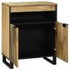 vidaXL Buffet Marron 60 x 33 x 75 cm bois de manguier massif