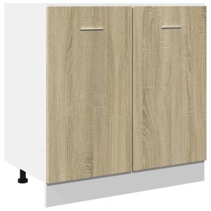 vidaXL Meuble bas "Lyon" Ch&ecirc;ne Sonoma 80 x 46 x 81,5 cm Bois d'ing&eacute;nierie