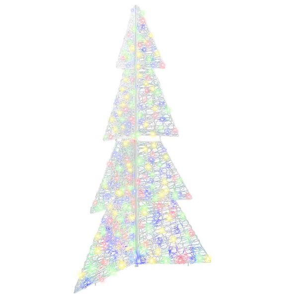 vidaXL Sapin de No&euml;l avec 240 LED Multicolore 180 cm Acrylique