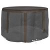 vidaXL Housse pour meubles de jardin 6 &oelig;illets &Oslash;125x75 cm rond