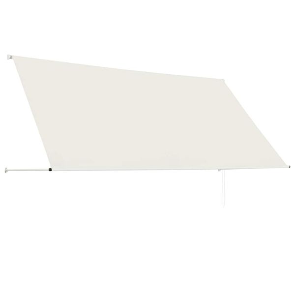 vidaXL Auvent r&eacute;tractable 300x150 cm Cr&egrave;me