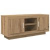 vidaXL Meuble TV 102 x 35 x 45 cm Ch&ecirc;ne artisanal Bois d'ing&eacute;nierie