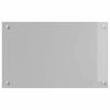 vidaXL Protection de cuisine 2 pcs Gris clair 80 x 50 cm verre tremp&eacute;
