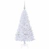 vidaXL Sapin de No&euml;l artificiel avec 150 LED Blanc 120 cm PVC et Acier