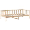 vidaXL Lit de jour avec toit sans matelas 90x200 cm bois massif
