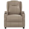 vidaXL Fauteuil de massage Cappuccino Similicuir