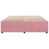 VidaXL Cadre de lit sans matelas rose 180x200 cm velours