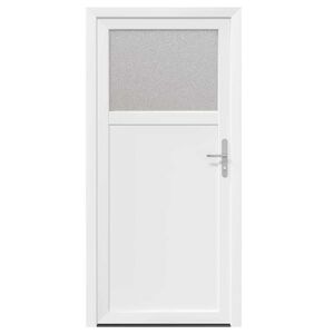 vidaXL Porte d'entr&eacute;e lat&eacute;rale 88 x 198 cm PVC