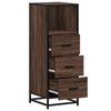 vidaXL Armoire de bain ch&ecirc;ne marron 35x37,5x100 cm bois d'ing&eacute;nierie