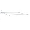 vidaXL Cadre d'auvent Blanc 3 x 2,5 m Aluminium