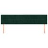 vidaXL Têtes de lit 2 pcs Vert foncé 90x5x78/88 cm Velours