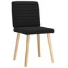 vidaXL Chaises à manger lot de 2 noir tissu